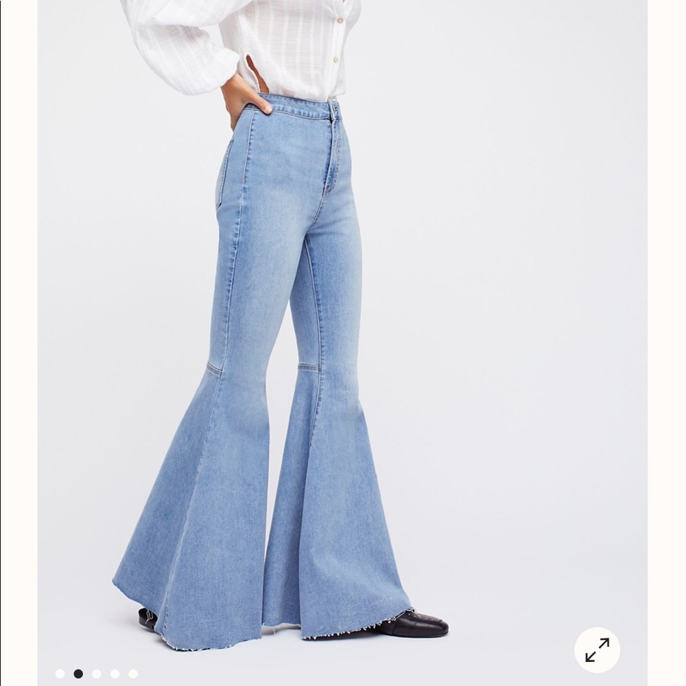 Free People Just Float On Flare Jeans